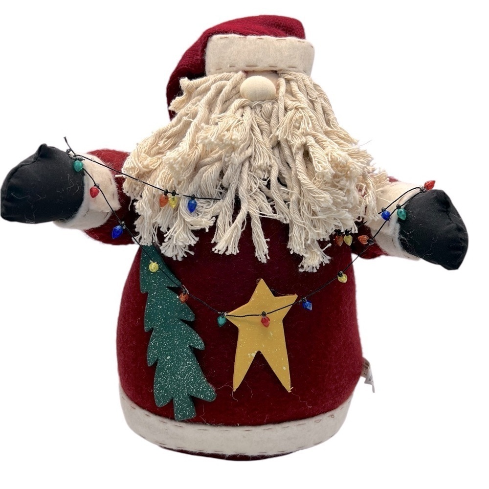 NWT - Delton Product Corporation- Stuffed Santa Claus - Christmas Decor